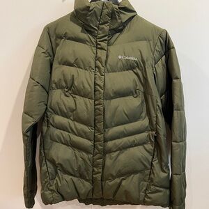 Columbia Men's Olive Puffer Jacket